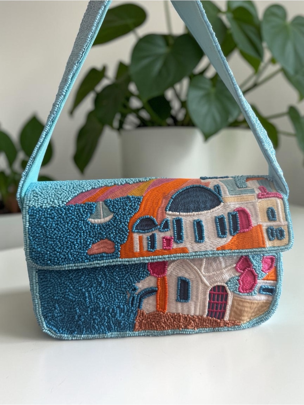 America & Beyond Santorini Shoulder Bag